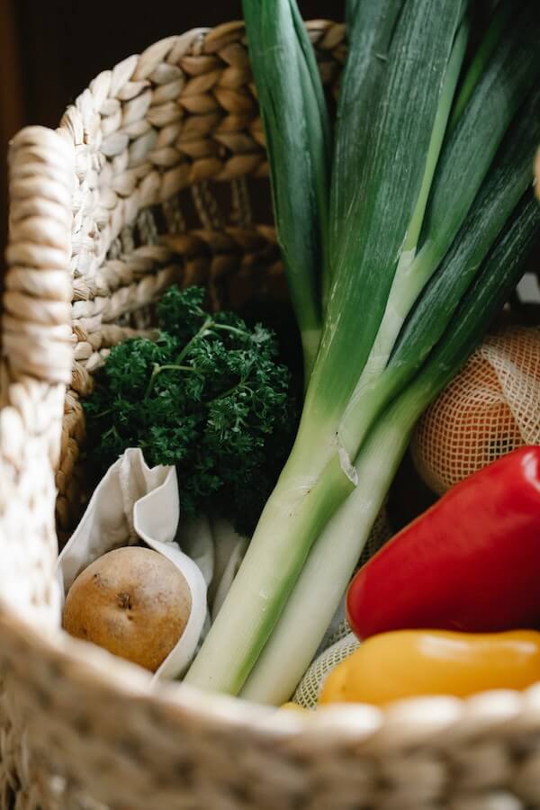 Spring soup ingredients